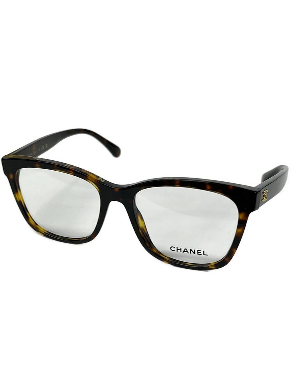 Chanel Clear Dark Brown Plastic #347074C53B